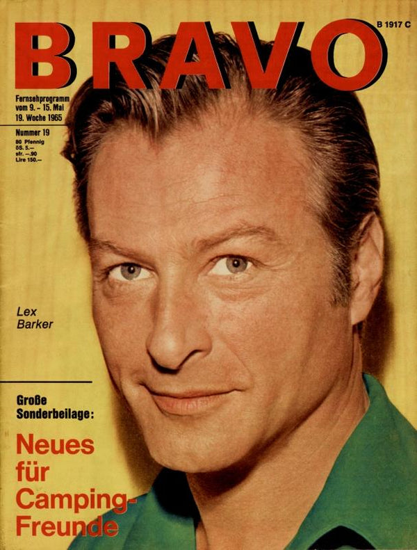 BRAVO Nr. 19 vom 4 mai 1965 – Titelseite: Lex Barker