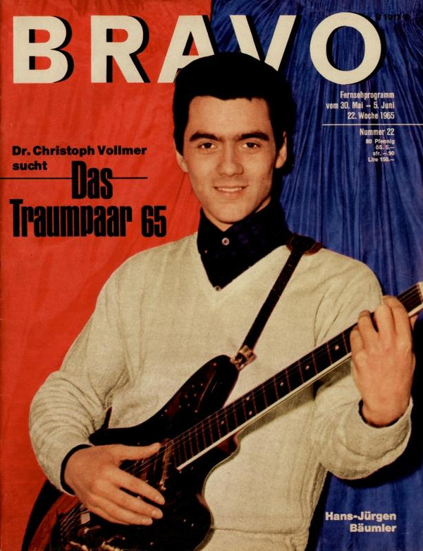 BRAVO Nr. 22 vom 25 mai 1965 – Titelseite: Hans-Jürgen Bäumler