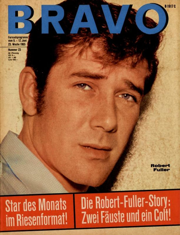 BRAVO Nr. 23 vom 1er juin 1965 – Titelseite: Robert Fuller