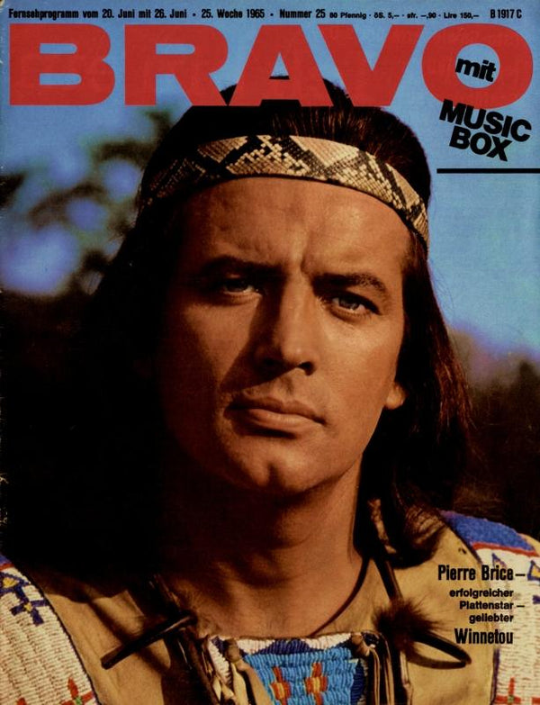 BRAVO Nr. 25 vom 15.06.1965 – Titelseite: Pierre Brice