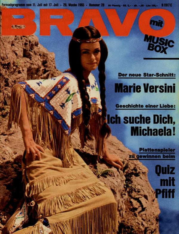 BRAVO Nr. 28 vom 6 juillet 1965 – Titelseite: Marie Versini
