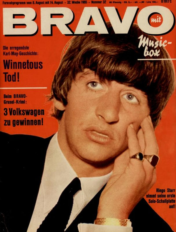 BRAVO Nr. 32 vom 03.08.1965 – Titelseite: Ringo Starr