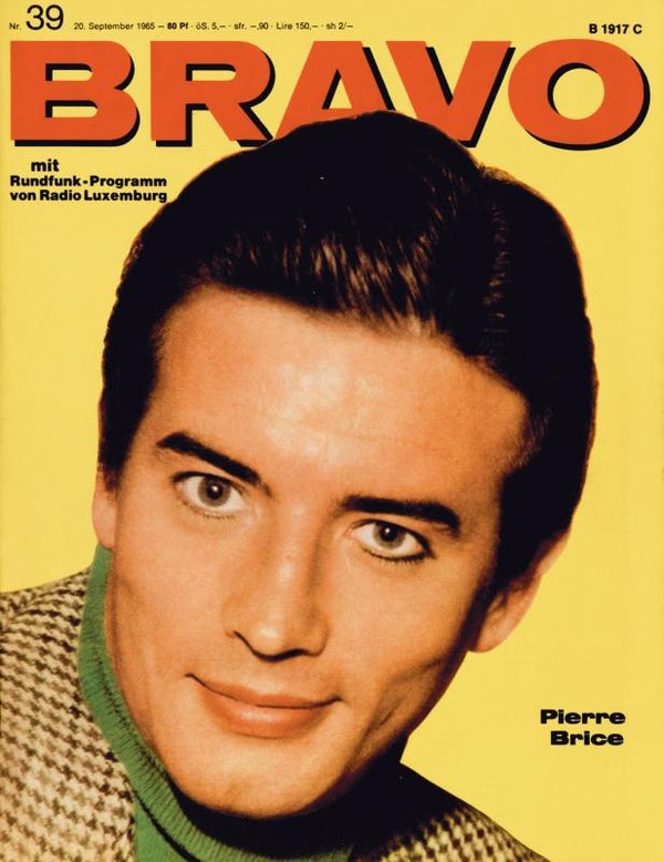 BRAVO Nr. 39 vom 20.09.1965 – Titelseite: Pierre Brice