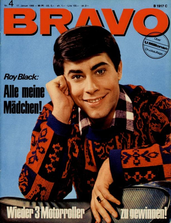 BRAVO Nr. 4 vom 17.01.1966 – Titelseite: Roy Black