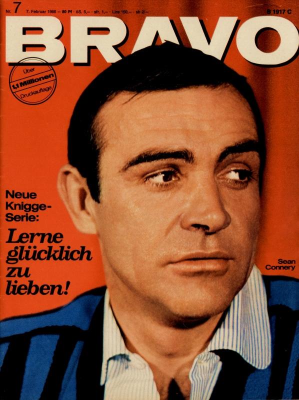 BRAVO Nr. 7 vom 07.02.1966 – Titelseite: Sean Connery