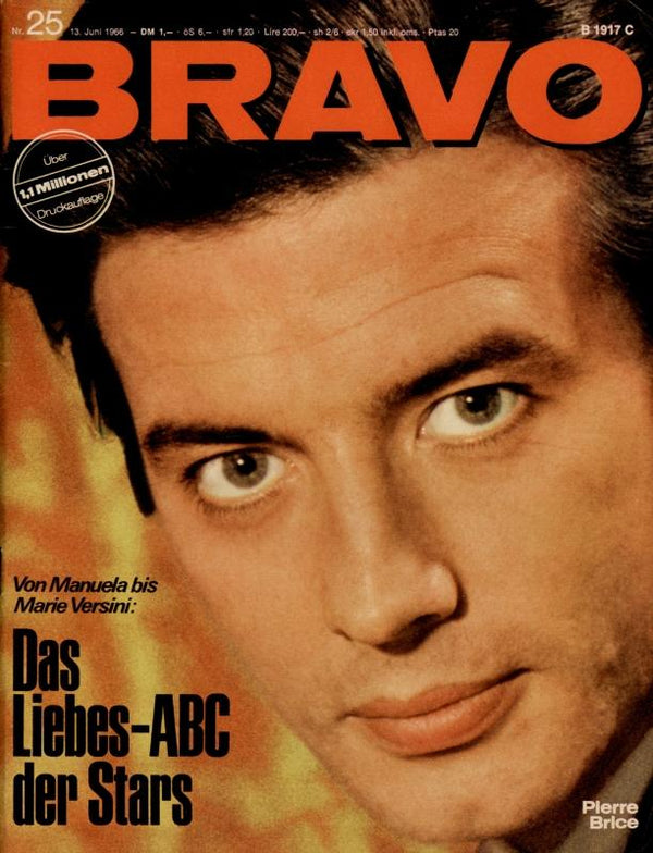 BRAVO Nr. 25 vom 13.06.1966 – Titelseite: Pierre Brice