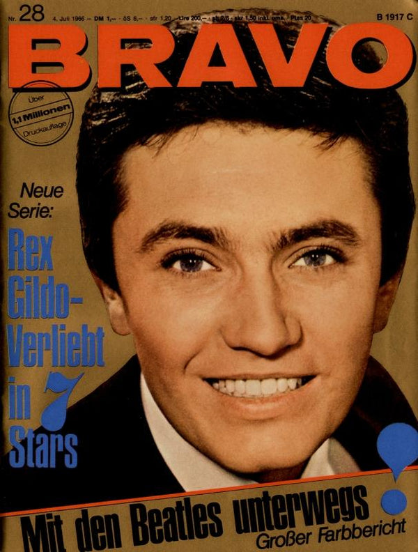 BRAVO Nr. 28 vom 4 juillet 1966 – Titelseite: Rex Gildo