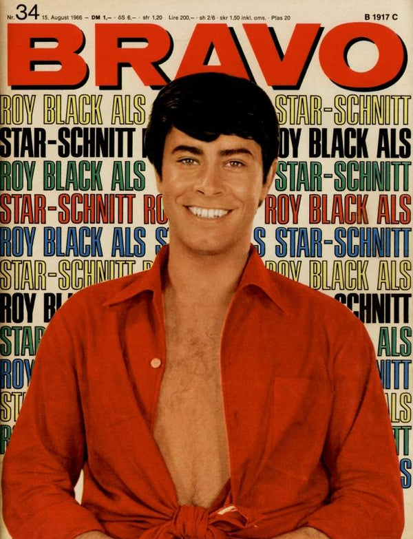 BRAVO Nr. 34 vom 15.08.1966 – Titelseite: Roy Black