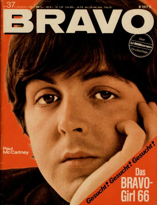 BRAVO Magazin - Alle Ausgaben von 1966 Nr. 37