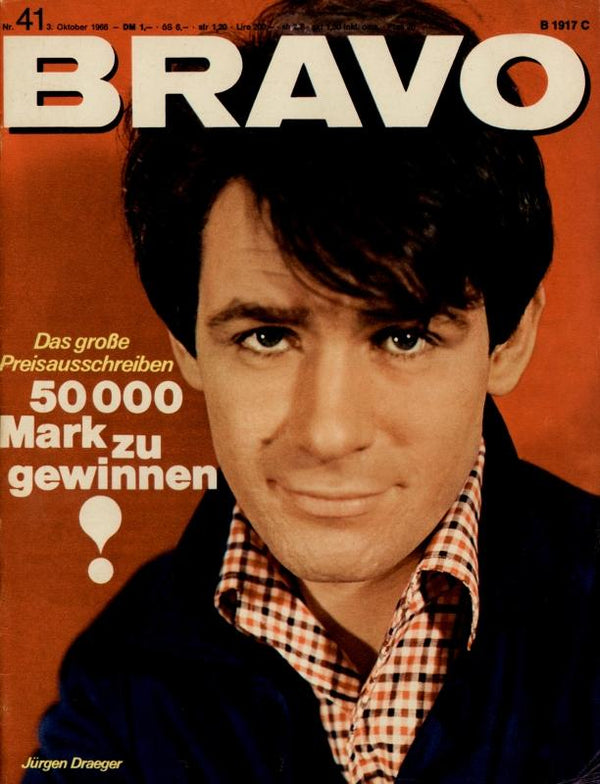 BRAVO Nr. 41 vom 3 octobre 1966 – Titelseite: Jürgen Draeger
