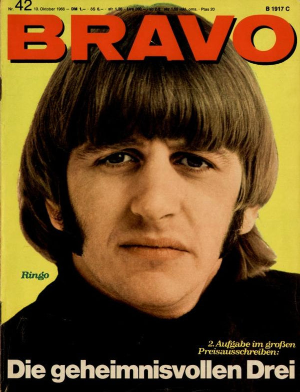 BRAVO Nr. 42 vom 10 octobre 1966 – Titelseite: Ringo Starr