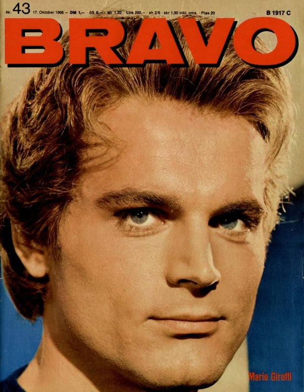 BRAVO Nr. 43 vom 17.10.1966 – Titelseite: Mario Girotti