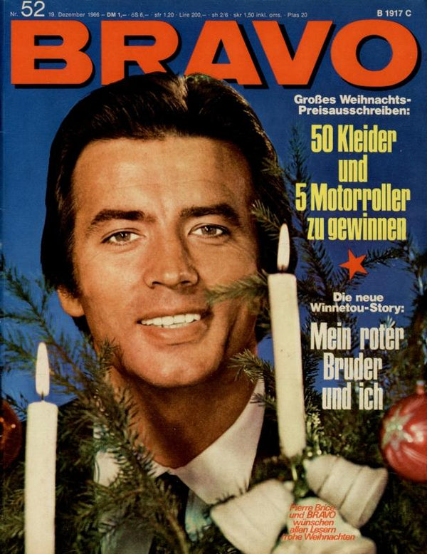 BRAVO Nr. 52 vom 19.12.1966 – Titelseite: Pierre Brice