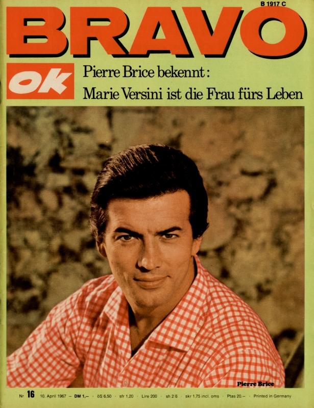 BRAVO Magazin - Alle Ausgaben von 1967 Nr. 16