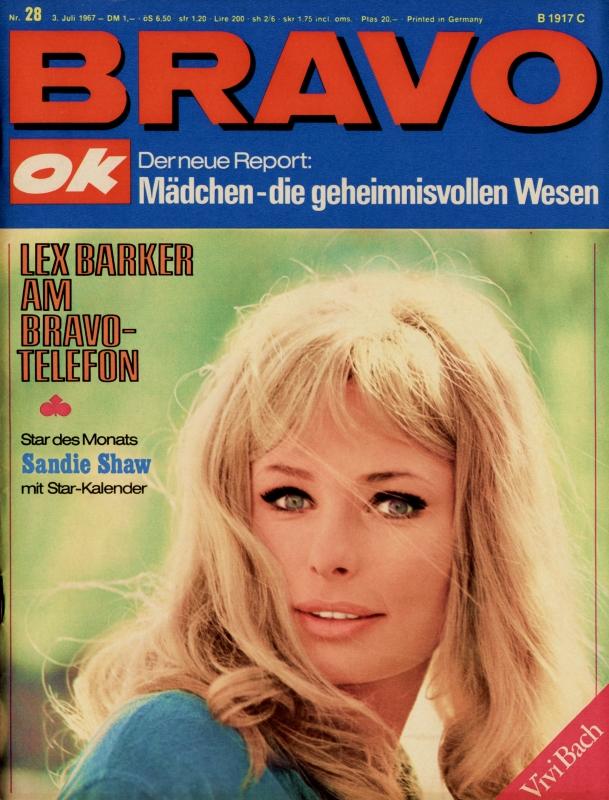 BRAVO Magazin - Alle Ausgaben von 1967 Nr. 28