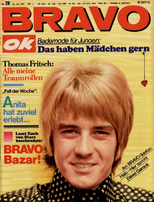 BRAVO Magazin - Alle Ausgaben von 1967 Nr. 29