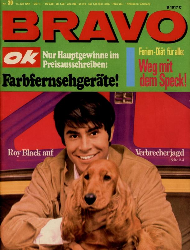 BRAVO Magazin - Alle Ausgaben von 1967 Nr. 30