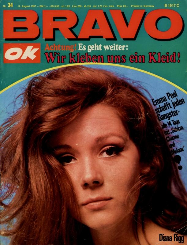 BRAVO Magazin - Alle Ausgaben von 1967 Nr. 34