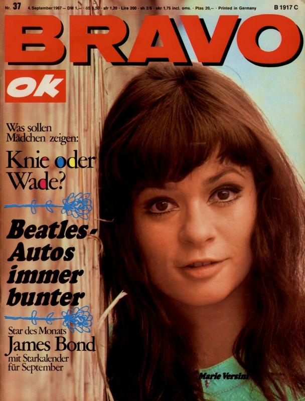 BRAVO Magazin - Alle Ausgaben von 1967 Nr. 37