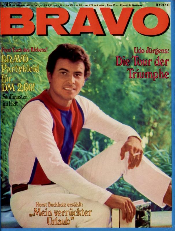 BRAVO Magazin - Alle Ausgaben von 1967 Nr. 45