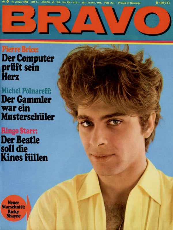 BRAVO Nr. 3 vom 15 janvier 1968 – Titelseite: Ricky Shayne