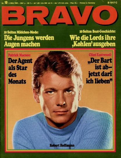 BRAVO Magazin - Alle Ausgaben von 1968 Nr. 10
