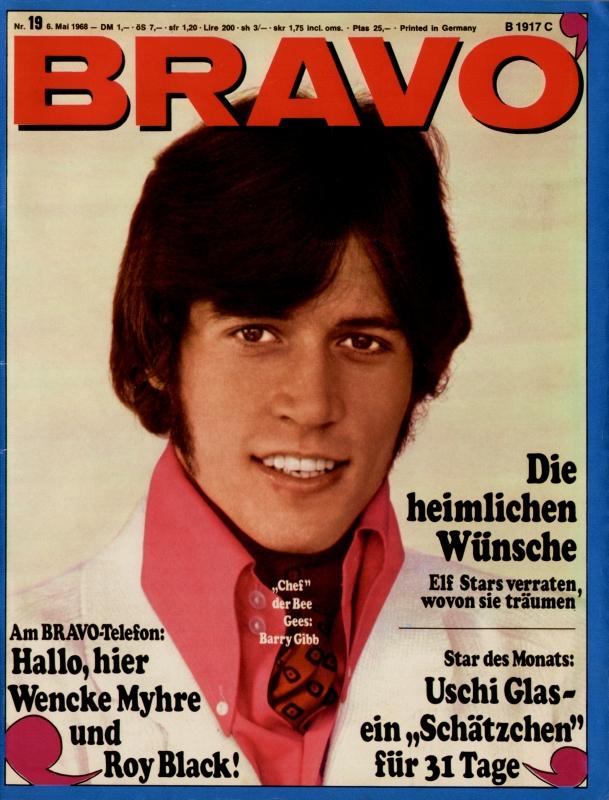 BRAVO Magazin - Alle Ausgaben von 1968 Nr. 19