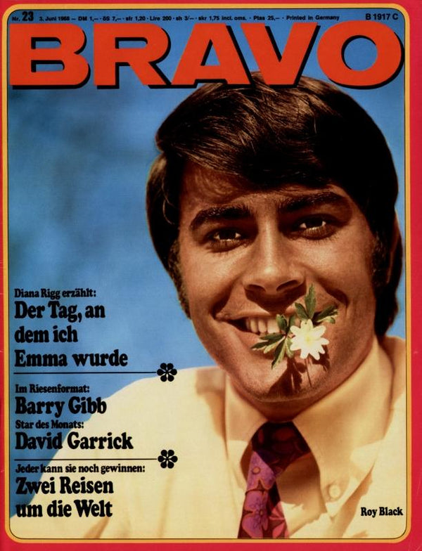 BRAVO Nr. 23 vom 03.06.1968 – Titelseite: Roy Black
