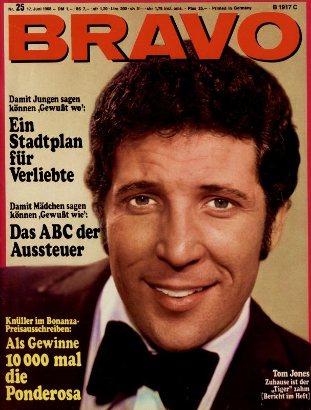 BRAVO Magazin - Alle Ausgaben von 1968 Nr. 25