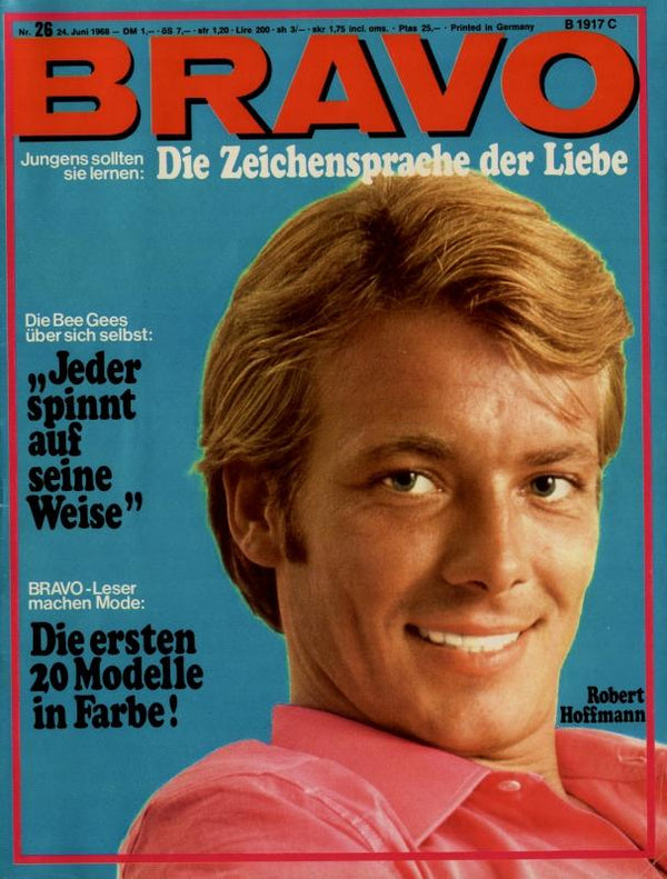 BRAVO Nr. 26 vom 24 juin 1968 – Titelseite: Robert Hoffmann