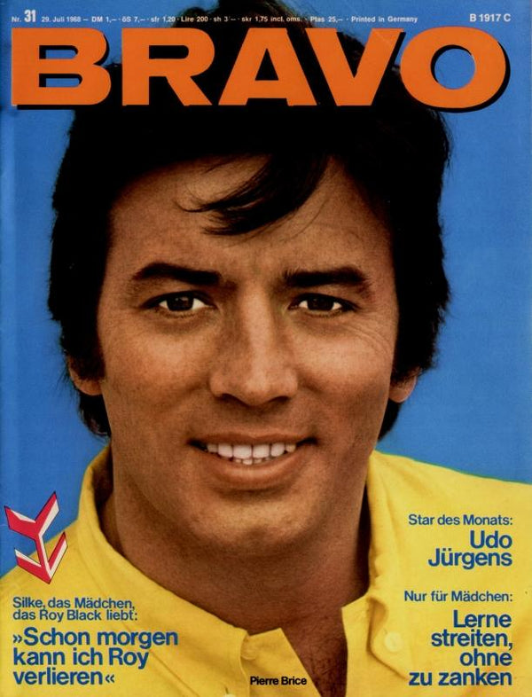 BRAVO Nr. 31 vom 29.07.1968 – Titelseite: Pierre Brice