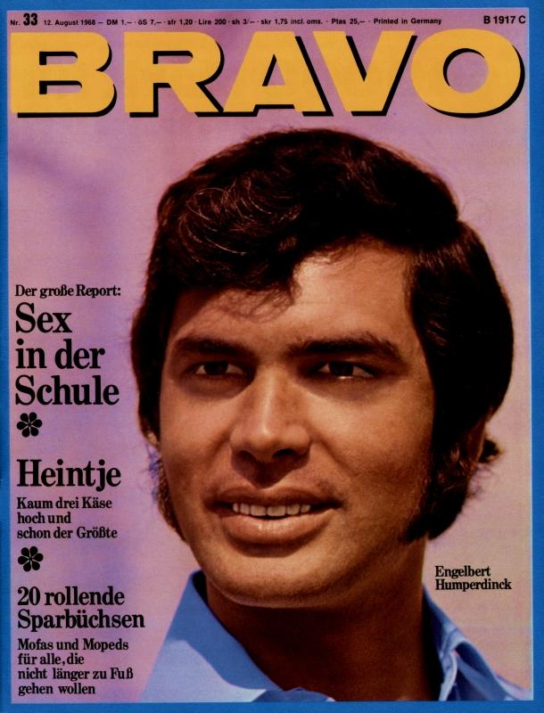 BRAVO Magazin - Alle Ausgaben von 1968 Nr. 33