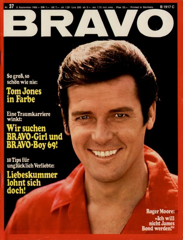 BRAVO Magazin - Alle Ausgaben von 1968 Nr. 37