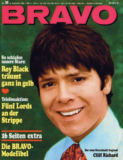 BRAVO Magazin - Alle Ausgaben von 1968 Nr. 38