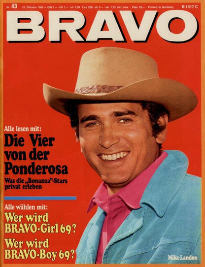 BRAVO Magazin - Alle Ausgaben von 1968 Nr. 43