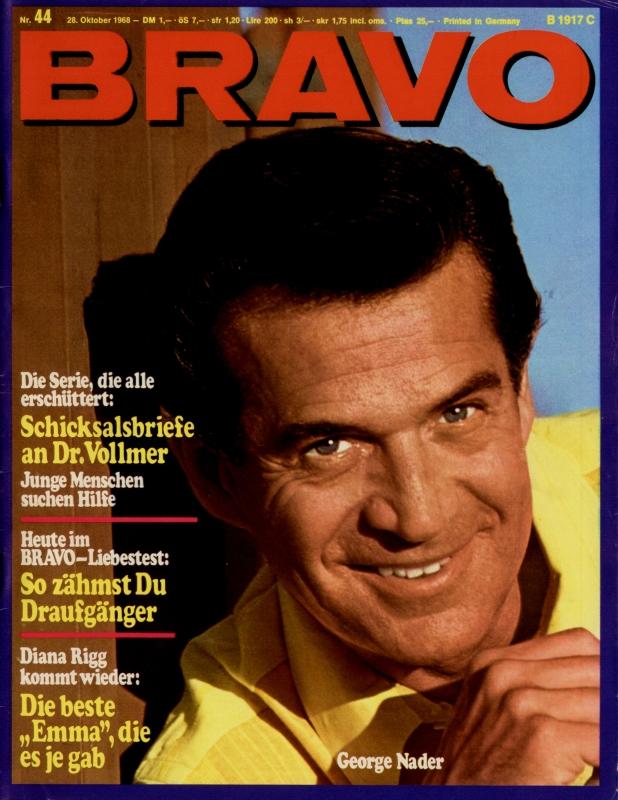 BRAVO Magazin - Alle Ausgaben von 1968 Nr. 44