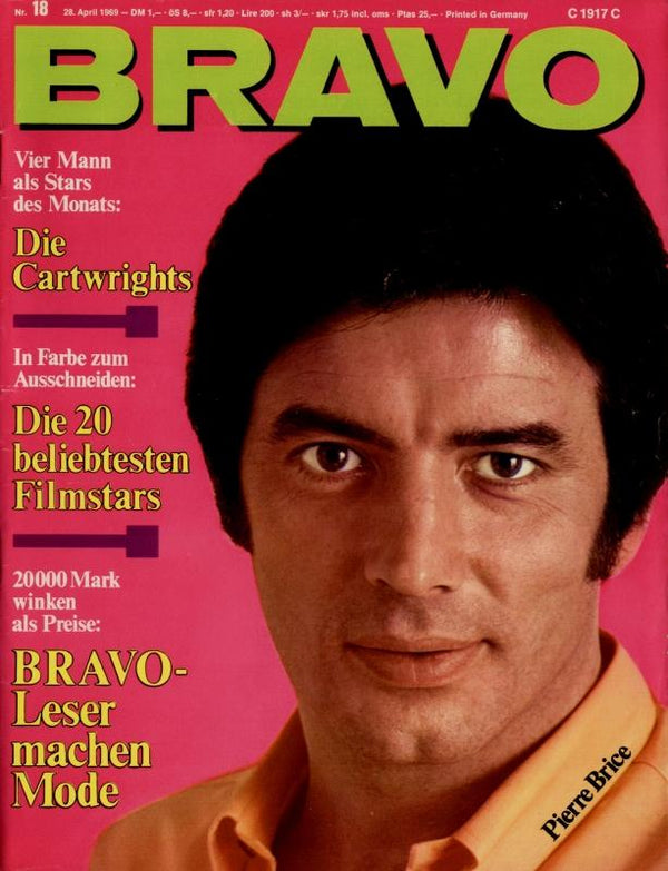 BRAVO Nr. 18 vom 28.04.1969 – Titelseite: Pierre Brice