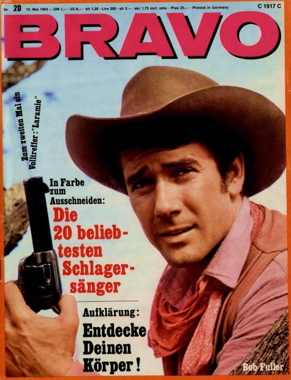 BRAVO Nr. 20 vom 12 mai 1969 – Titelseite: Robert Fuller