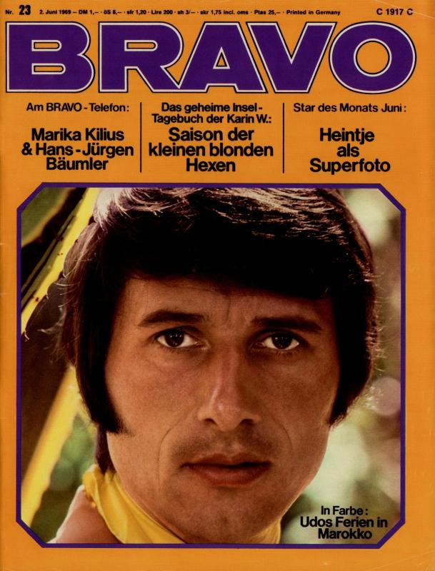 BRAVO Magazin - Alle Ausgaben von 1969 Nr. 23