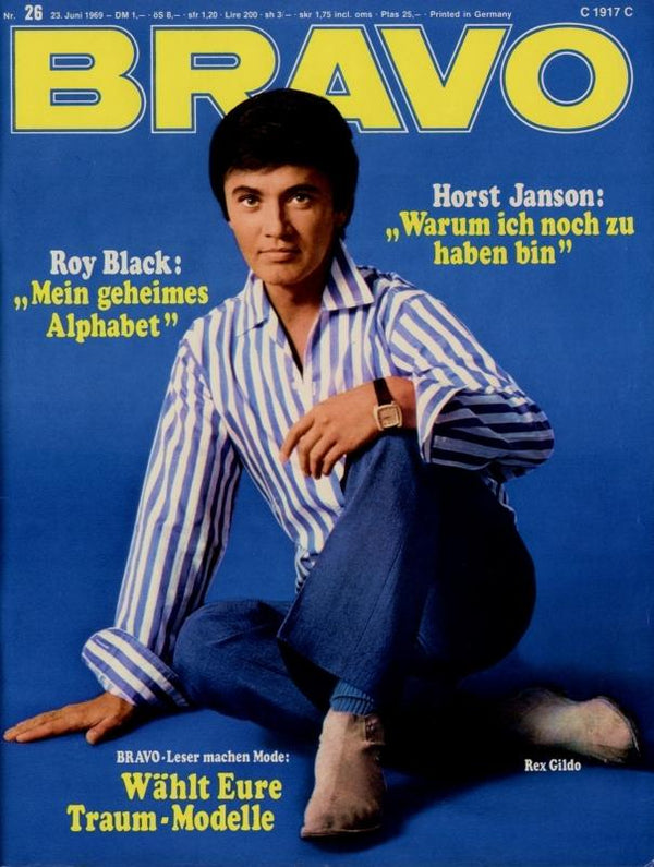 BRAVO Nr. 26 vom 23 juin 1969 – Titelseite: Rex Gildo