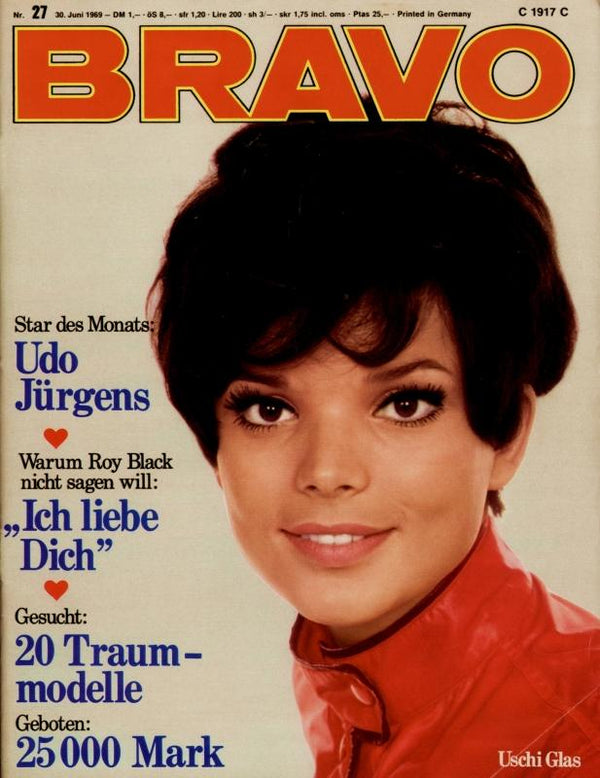 BRAVO Nr. 27 vom 30 juin 1969 – Titelseite: Verre Uschi