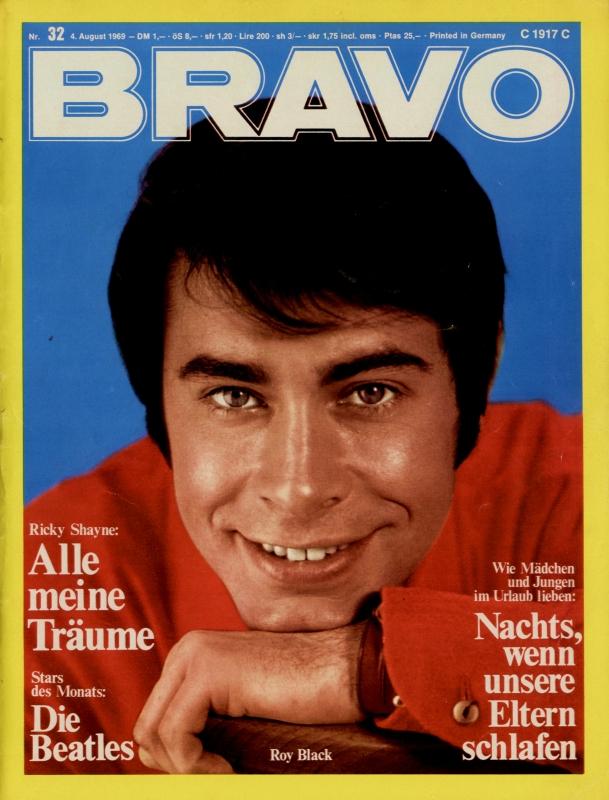 BRAVO Magazin - Alle Ausgaben von 1969 Nr. 32
