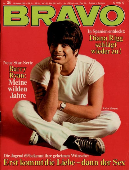 BRAVO Magazin - Alle Ausgaben von 1969 Nr. 34