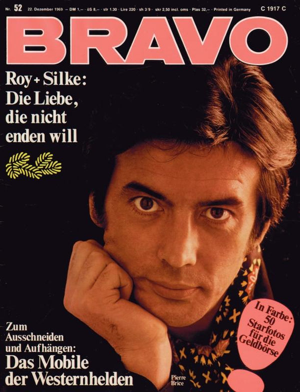 BRAVO Nr. 52 vom 22.12.1969 – Titelseite: Pierre Brice