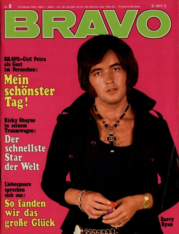 BRAVO Magazin - Alle Ausgaben von 1970 Nr. 08