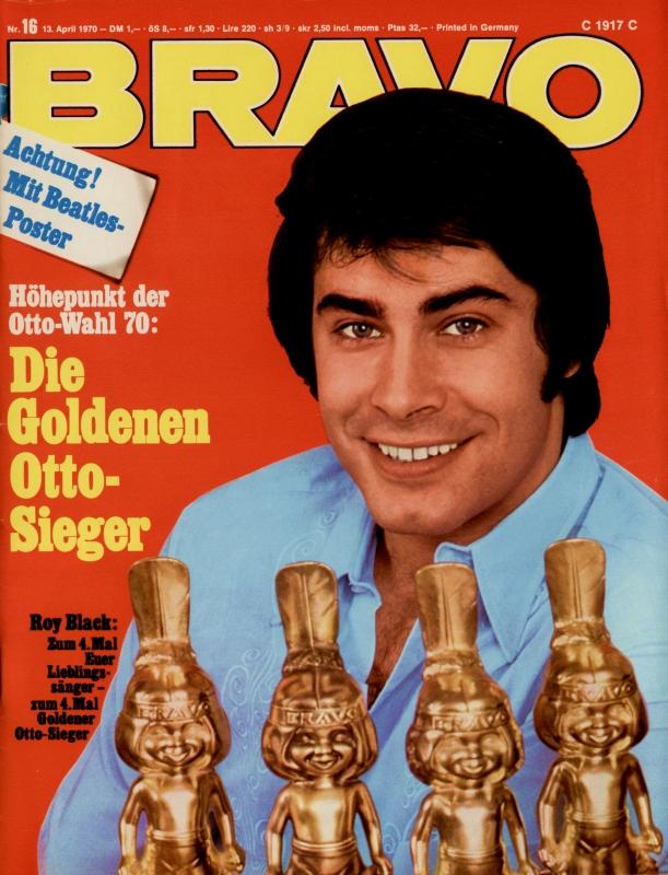 BRAVO Magazin - Alle Ausgaben von 1970 Nr. 16