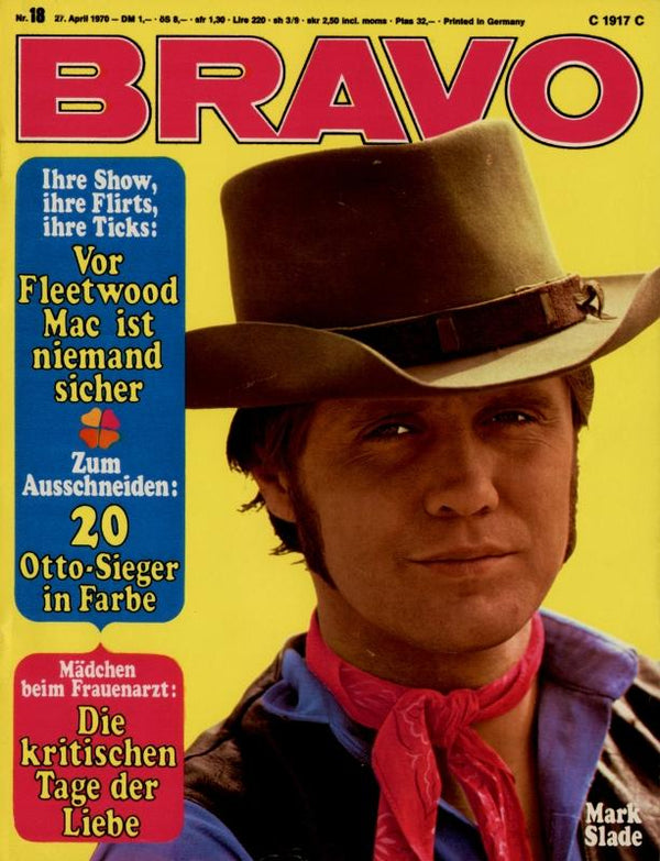 BRAVO Nr. 18 vom 27 avril 1970 – Titelseite: Mark Slade