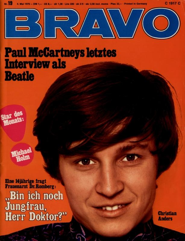 BRAVO Magazin - Alle Ausgaben von 1970 Nr. 19