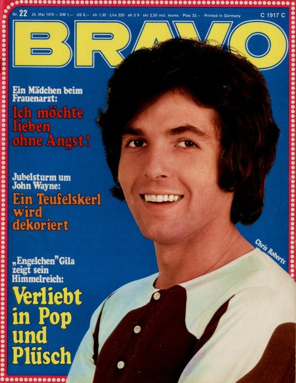 BRAVO Nr. 22 vom 25.05.1970 – Titelseite: Chris Roberts