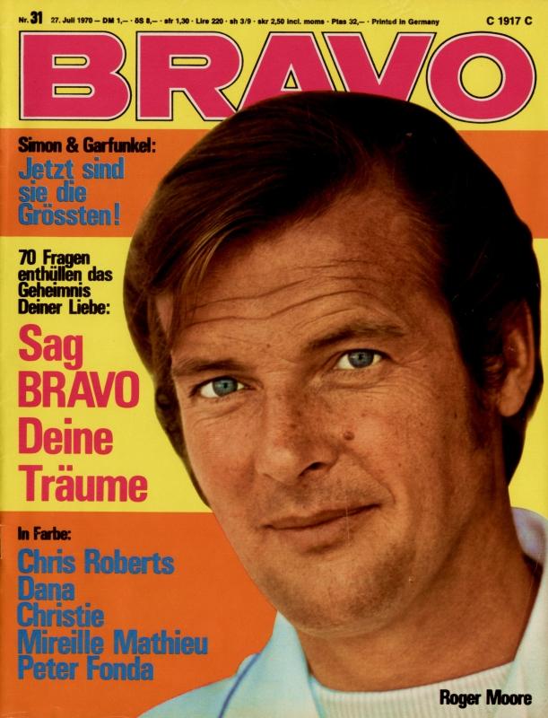 BRAVO Magazin - Alle Ausgaben von 1970 Nr. 31